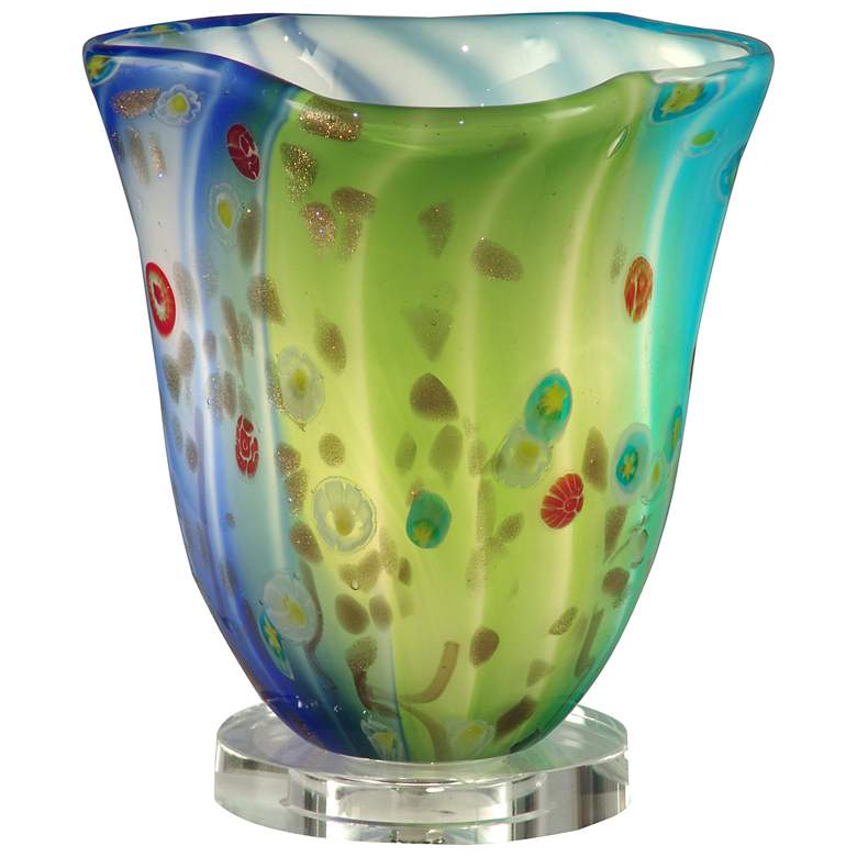 Image 2 Dale Tiffany 10 inch High Morgan Glass Accent Lamp