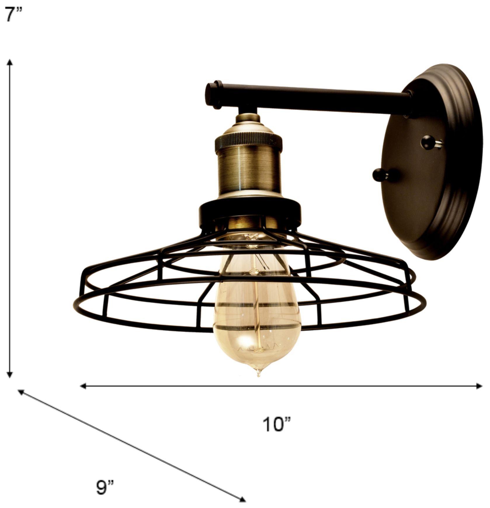 Image 3 Dale Tiffany 10" Wide Lewis LED Vintage Wall Sconce more views