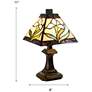4_Dale Tiffany 11" Tall Irene Mini Tiffany Accent Lamp more views