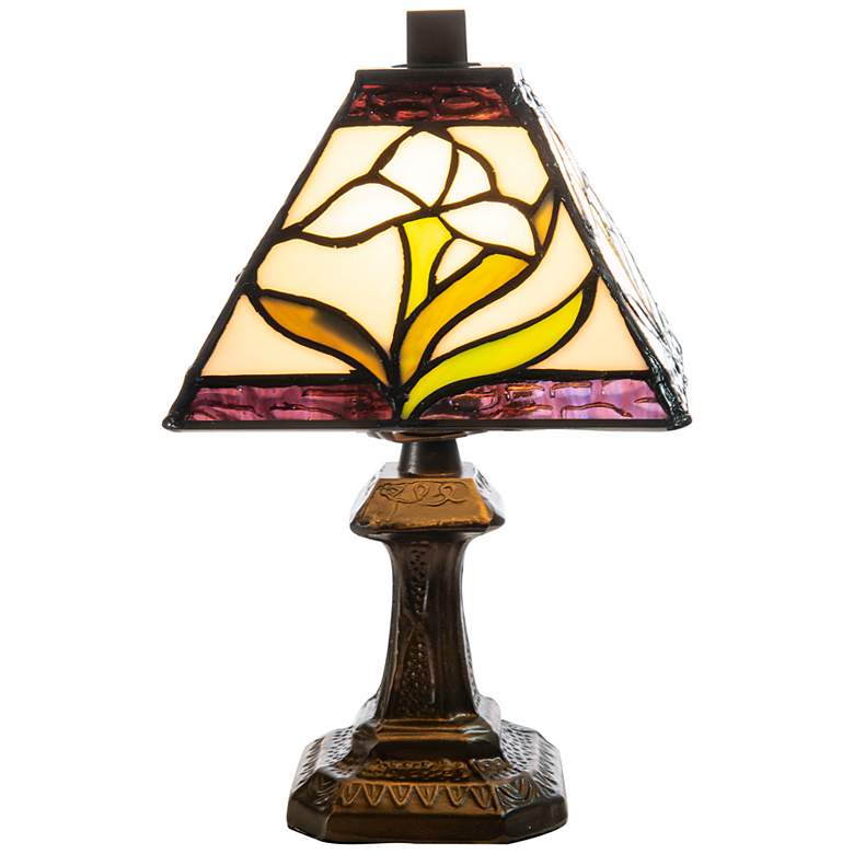 Image 5 Dale Tiffany 11" Tall Irene Mini Tiffany Accent Lamp more views
