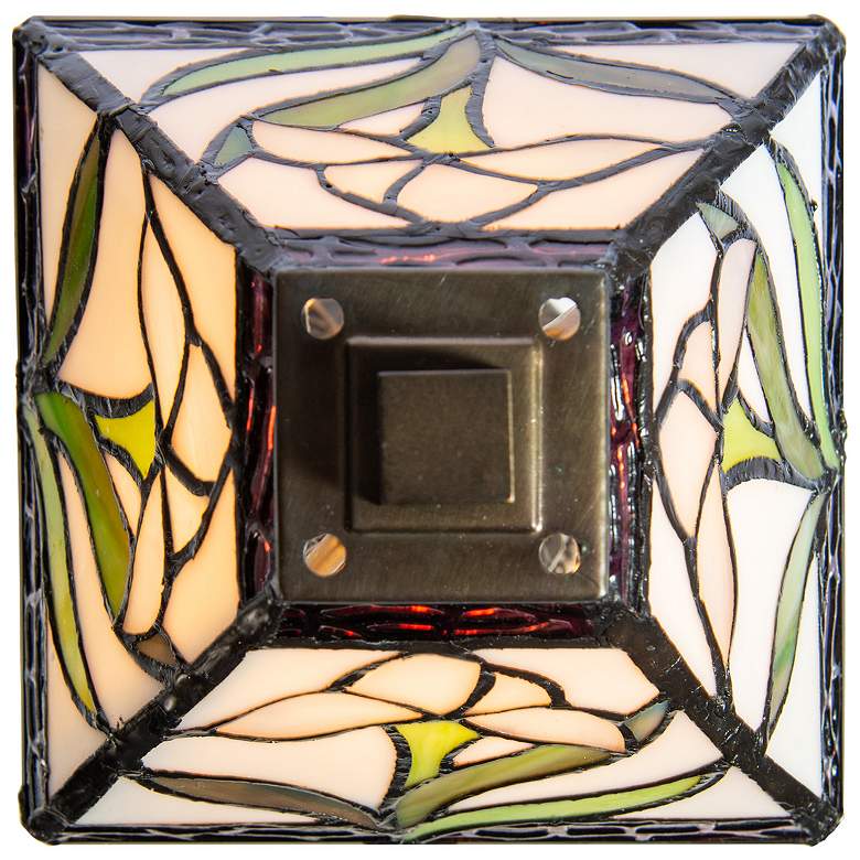 Image 6 Dale Tiffany 11" Tall Irene Mini Tiffany Accent Lamp more views