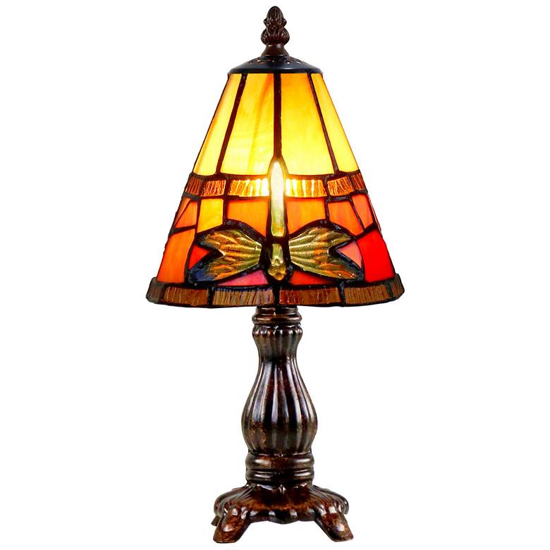 Image 1 Dale Tiffany 12.75" Tall Cavan Tiffany Accent Table Lamp