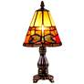 Dale Tiffany 12.75" Tall Cavan Tiffany Accent Table Lamp