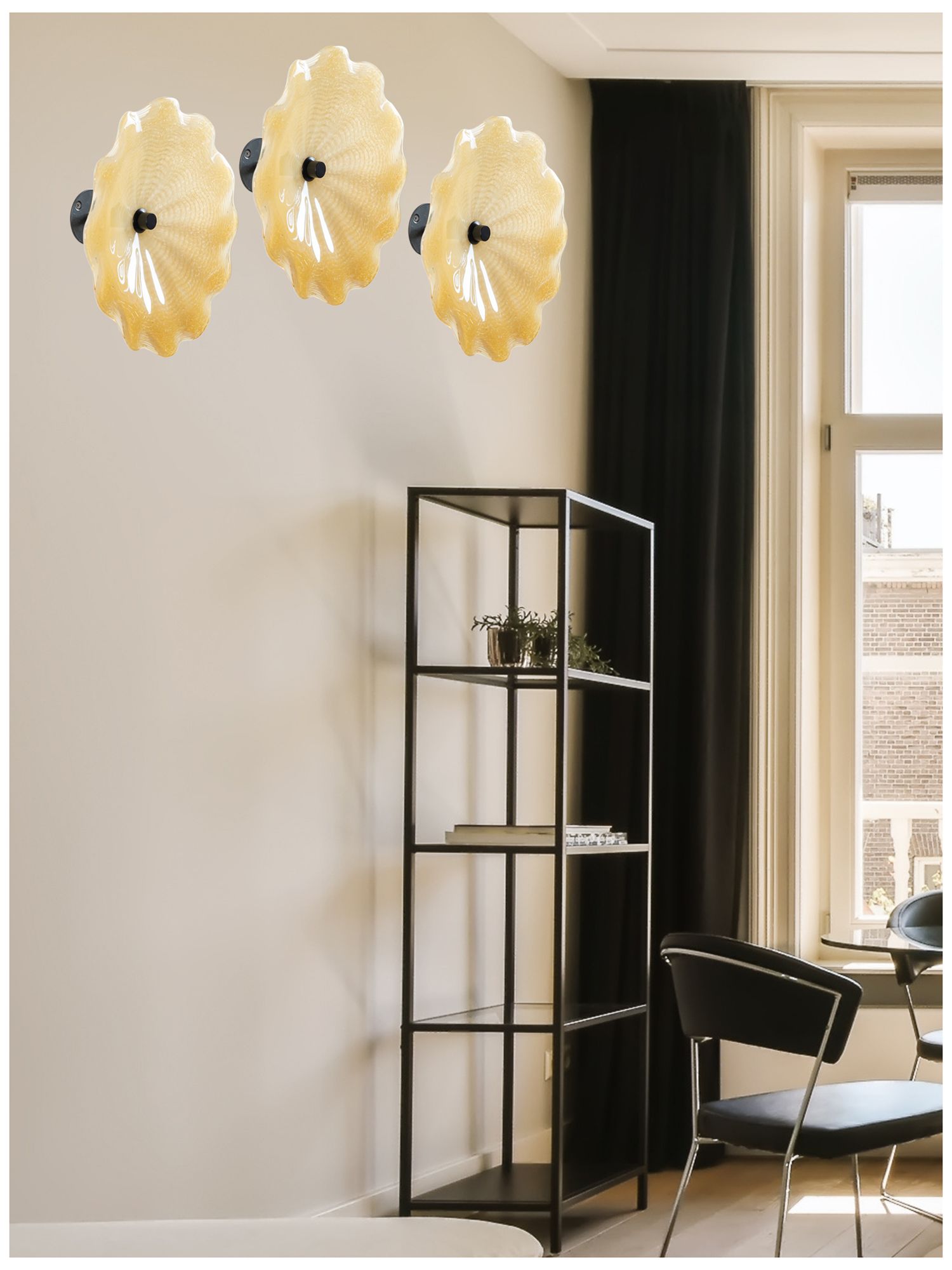 Image 2 Dale Tiffany 12" Candice Hand Blown Art more views