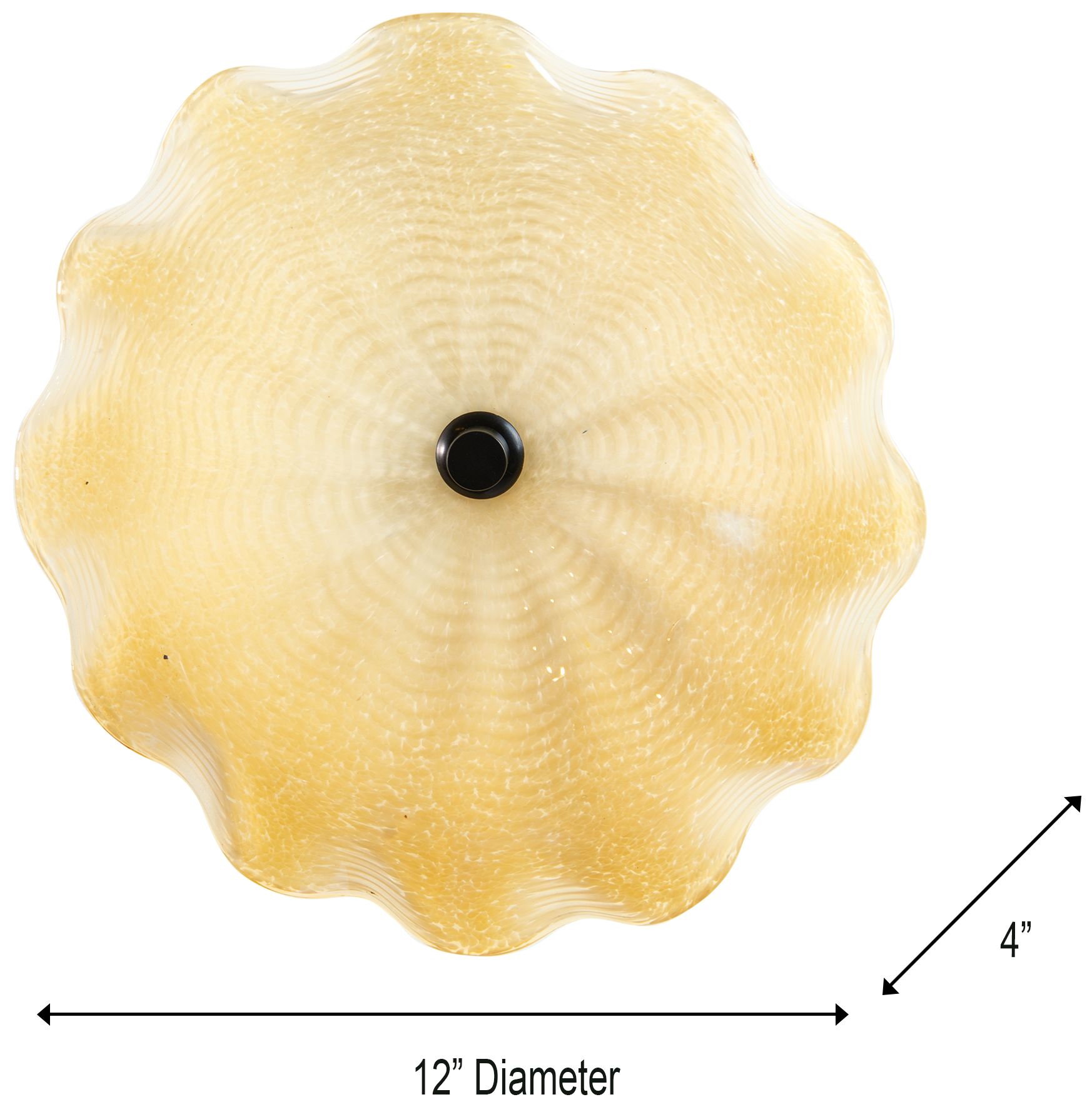 Image 3 Dale Tiffany 12" Candice Hand Blown Art more views