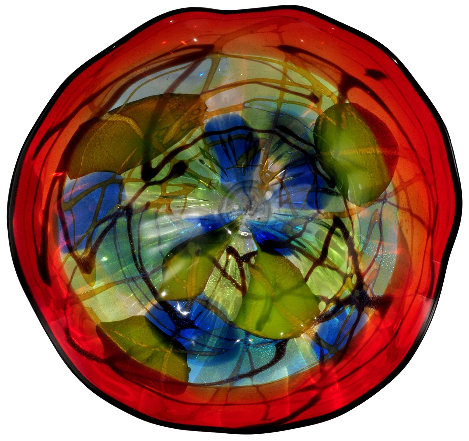 Image 2 Dale Tiffany 12" Hankley Hand Blown Art