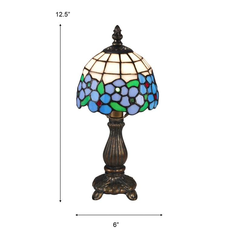 Image 5 Dale Tiffany 12 In. Daisy Tiffany Accent Table Lamp more views