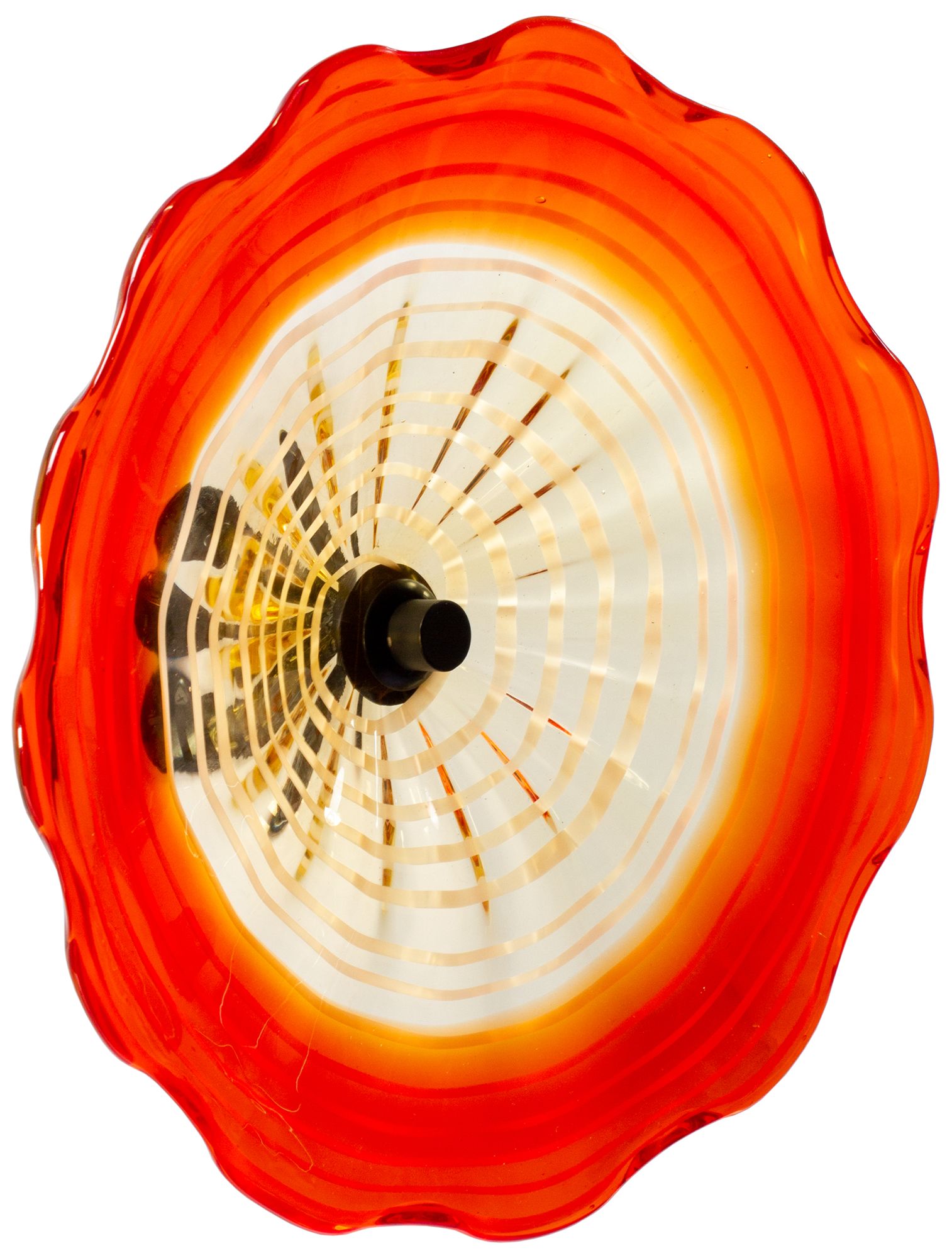 Image 5 Dale Tiffany 12" Merida Hand Blown Art G more views