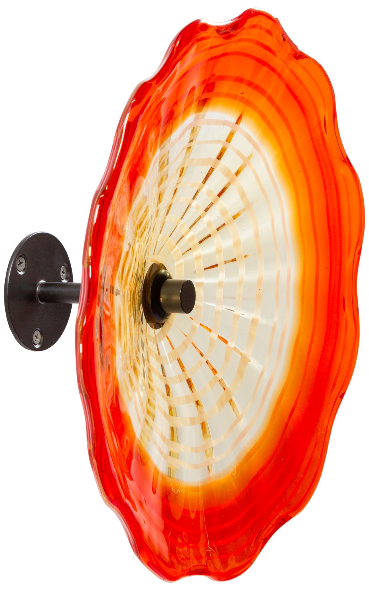 Image 6 Dale Tiffany 12" Merida Hand Blown Art G more views