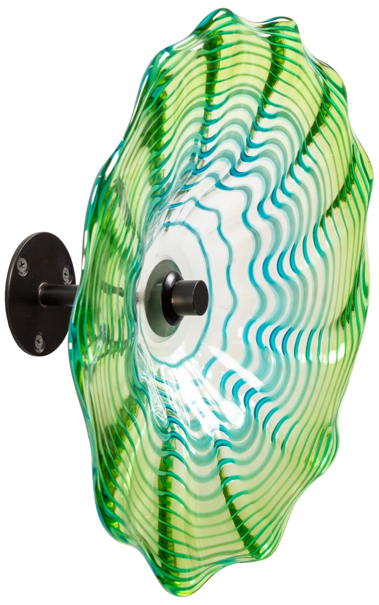 Image 6 Dale Tiffany 12" Pollena Hand Blown Art more views