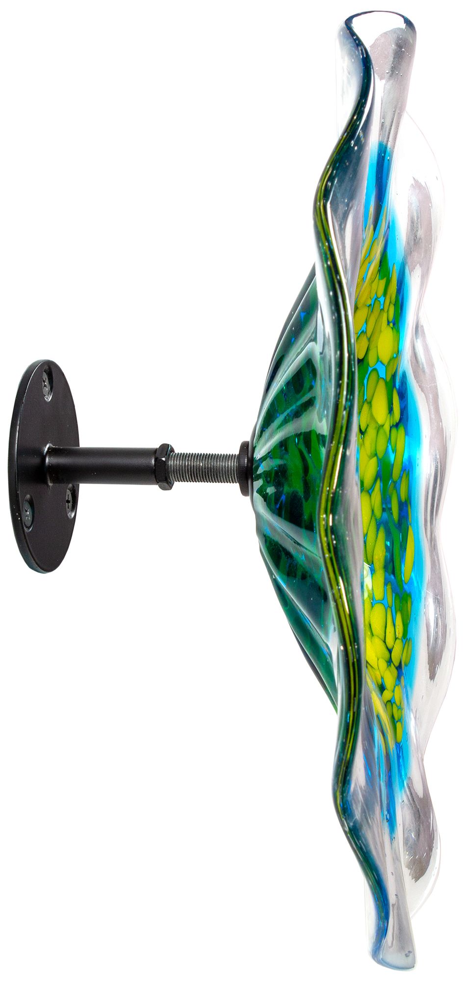 Image 6 Dale Tiffany 12" Sprito Hand Blown Art G more views