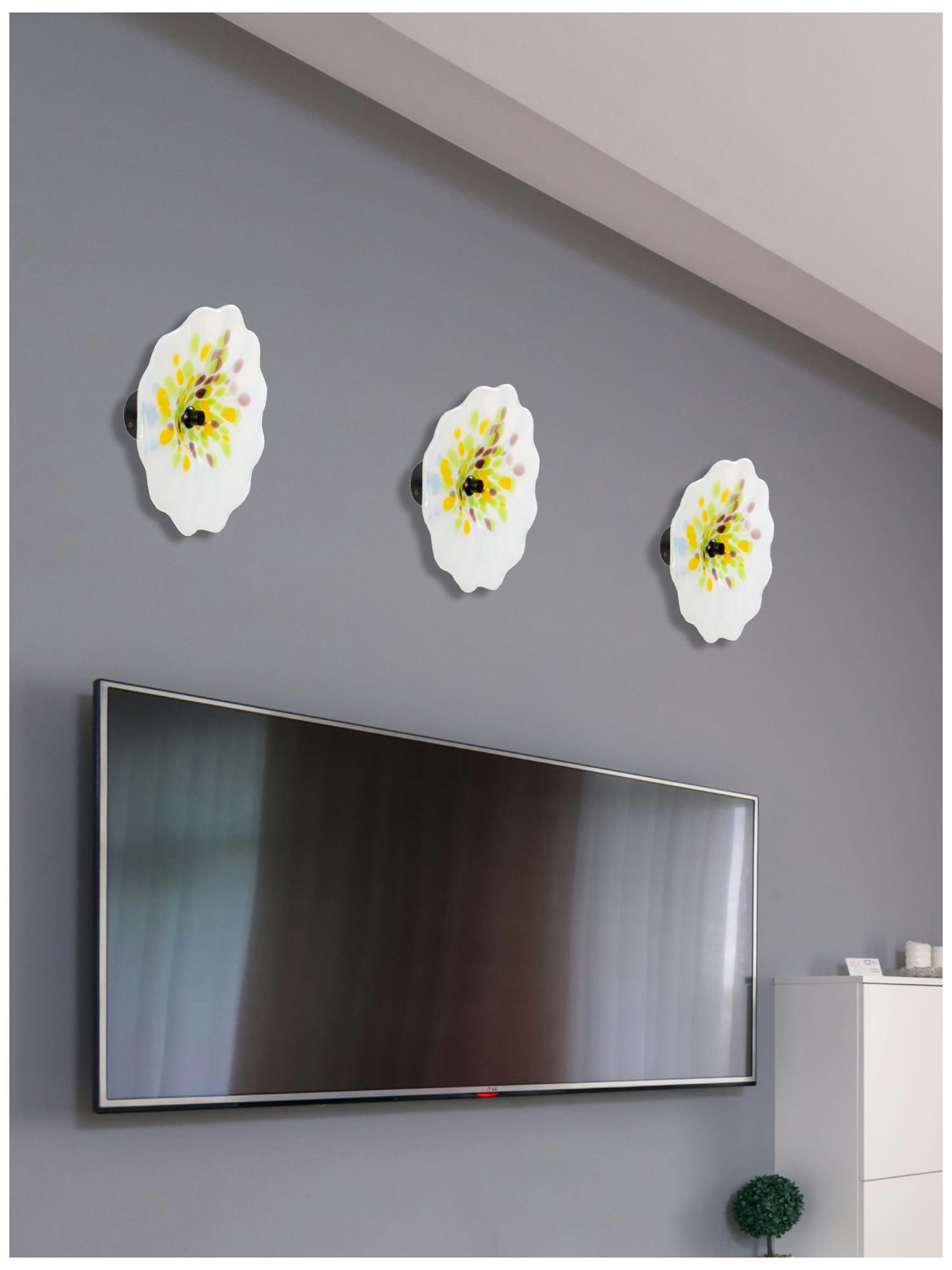 Image 2 Dale Tiffany 12" Viejo Hand Blown Art Gl more views