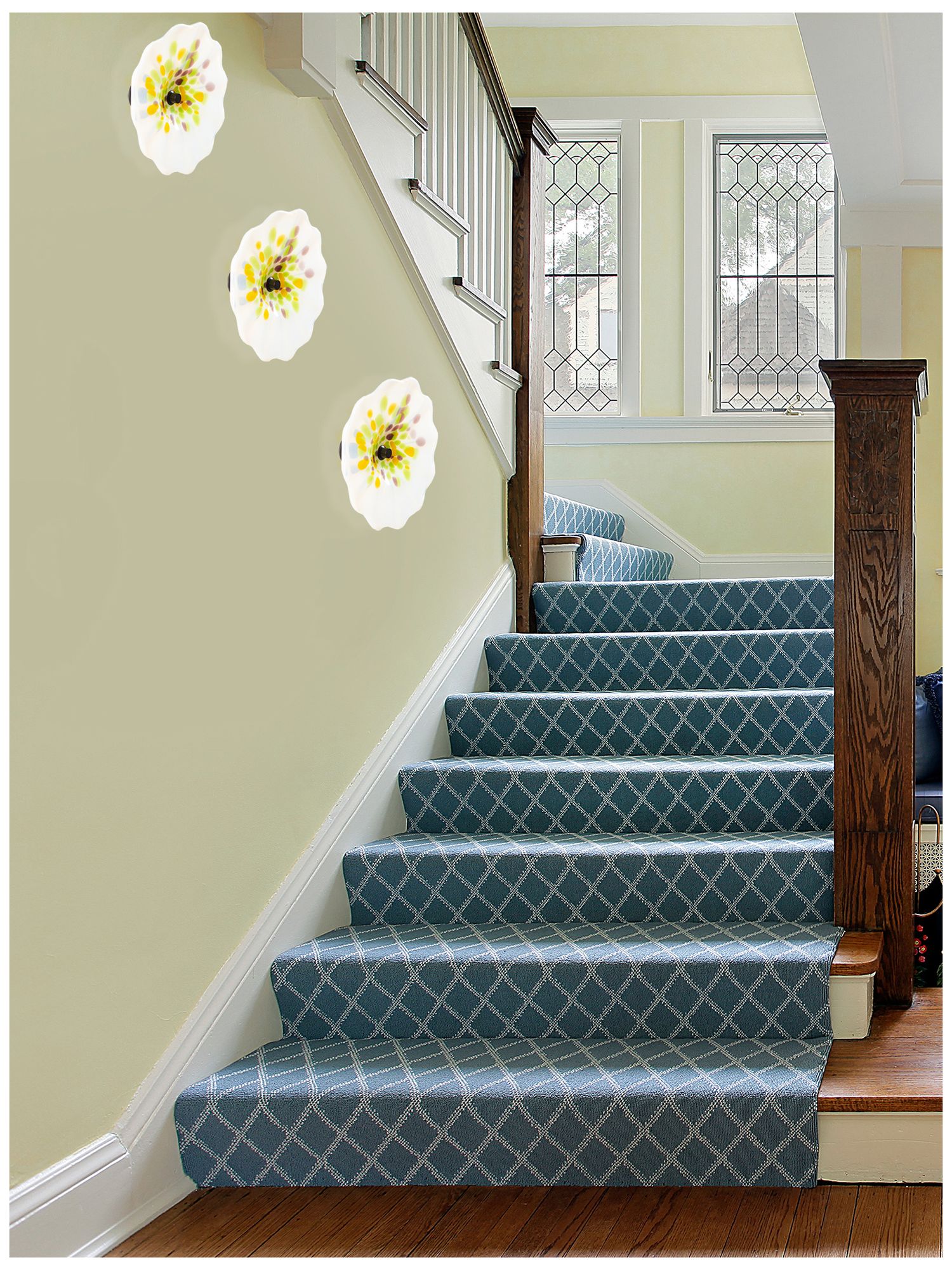 Image 4 Dale Tiffany 12" Viejo Hand Blown Art Gl more views