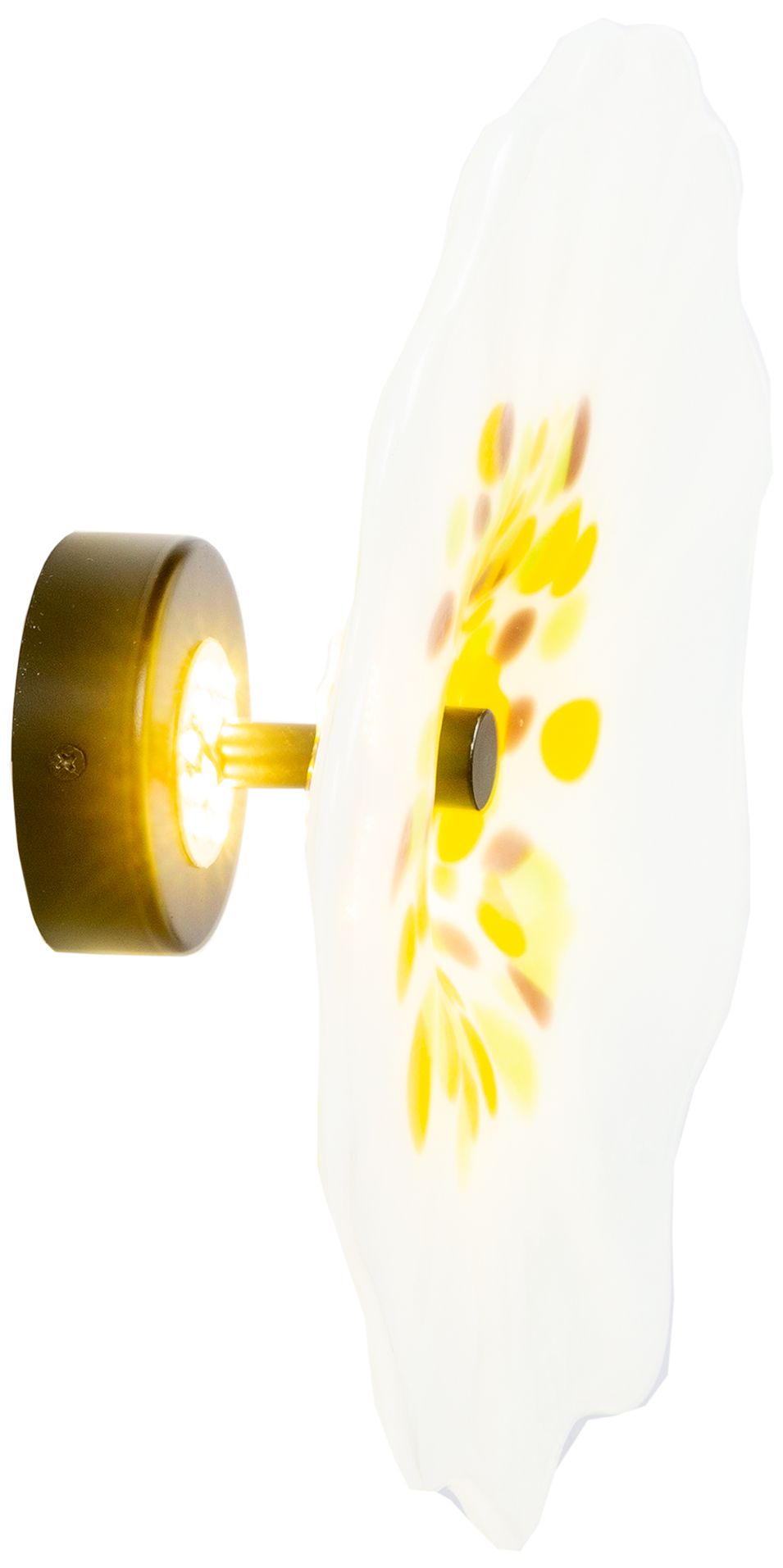 Image 4 Dale Tiffany 12" Wide Viejo Hand Blown Art Glass Wall Light with LED Bulb more views