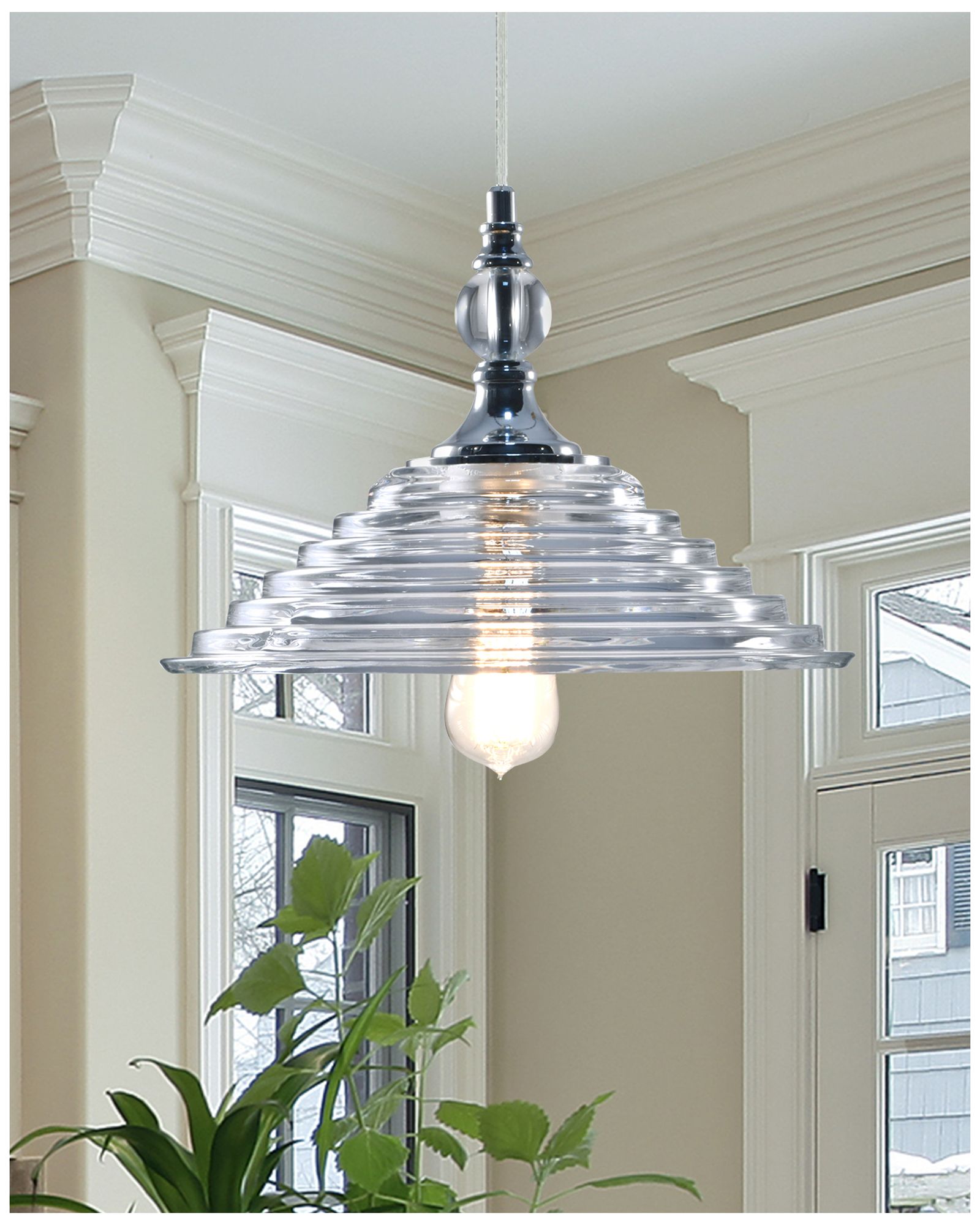 Image 2 Dale Tiffany 13.5 " Wide Arena Crystal Mini Pendant more views