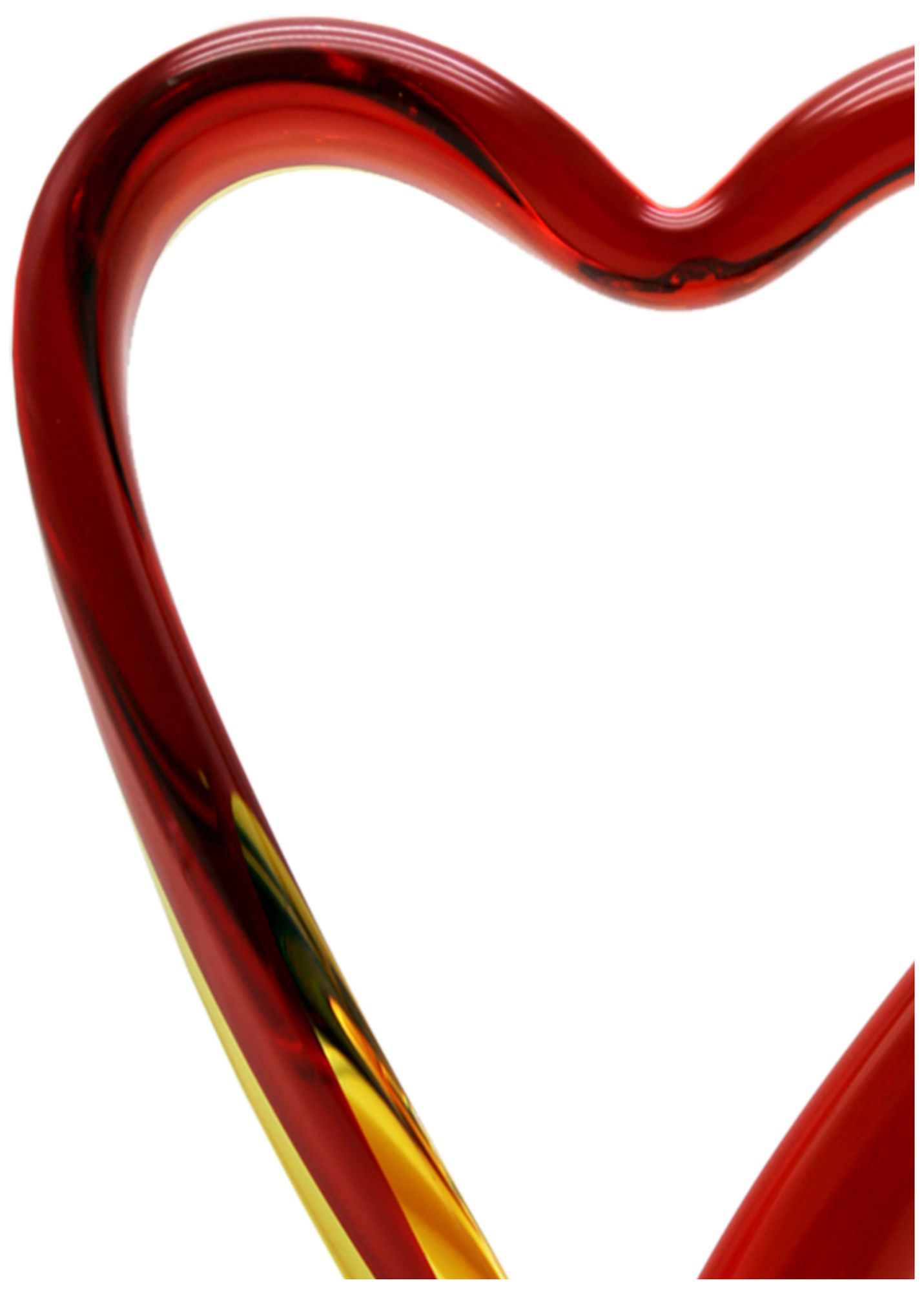 Image 4 Dale Tiffany 13.75" Tall Opus Heart Handcrafted Art Glass Sculpture more views