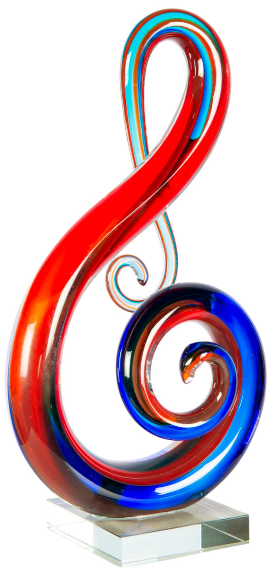 Image 4 Dale Tiffany 13.75" Tall Virtuoso Handcrafted Art Glass Sculpture more views