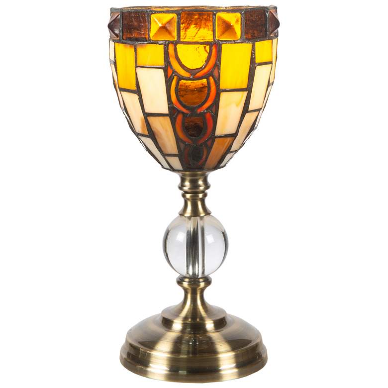 Image 1 Dale Tiffany 13" Tall Vienne Tiffany Accent Lamp