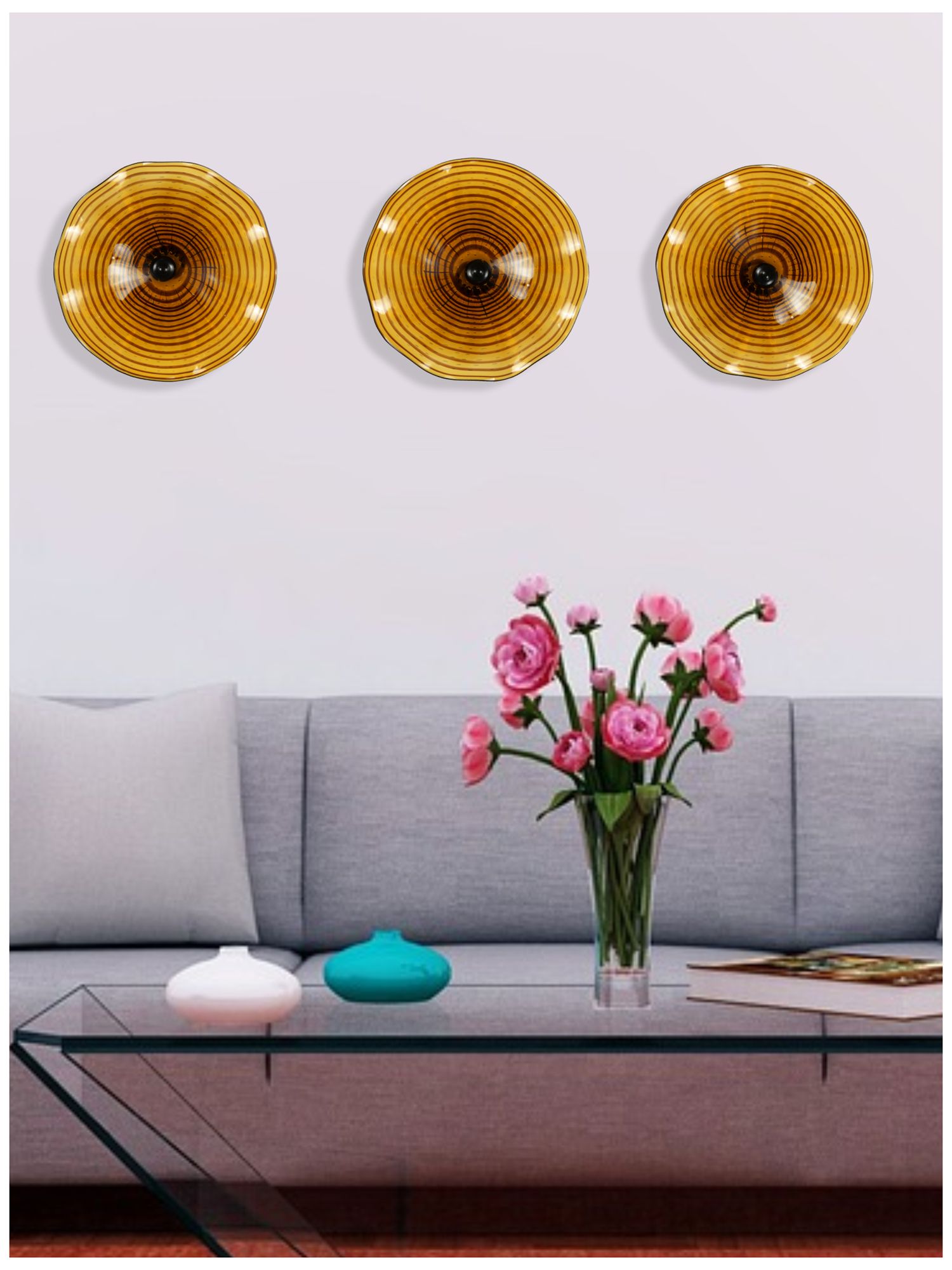 Image 2 Dale Tiffany 13" Rosslyn Hand Blown Art more views