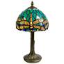 1_Dale Tiffany 14.25" Tall Classic Dragonfly Tiffany Accent Lamp
