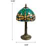 2_Dale Tiffany 14.25" Tall Classic Dragonfly Tiffany Accent Lamp more views