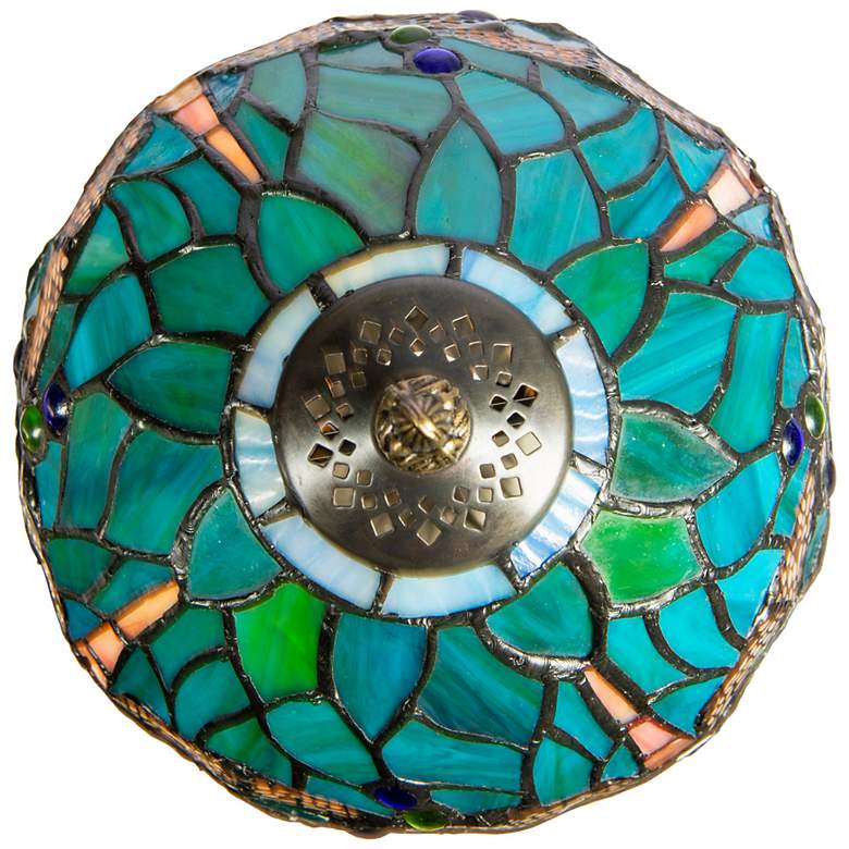 Image 5 Dale Tiffany 14.25" Tall Classic Dragonfly Tiffany Accent Lamp more views