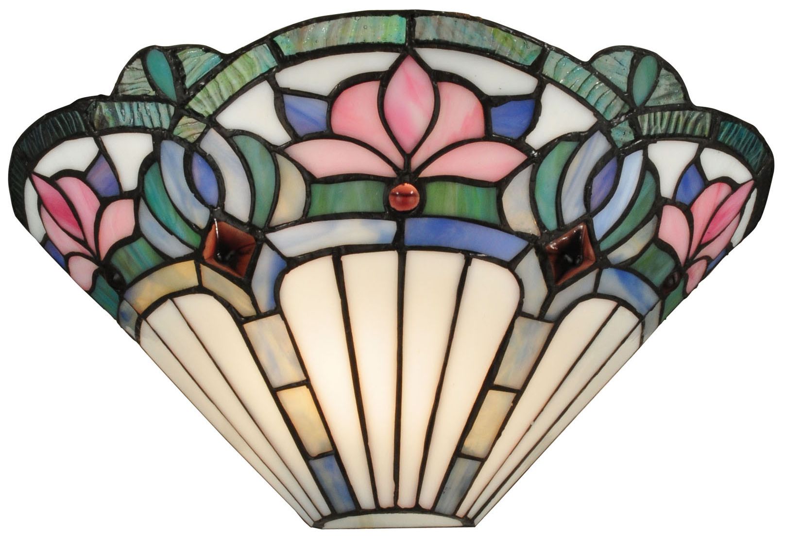 Image 2 Dale Tiffany 14.25" Wide Windham Tiffany Wall Sconce