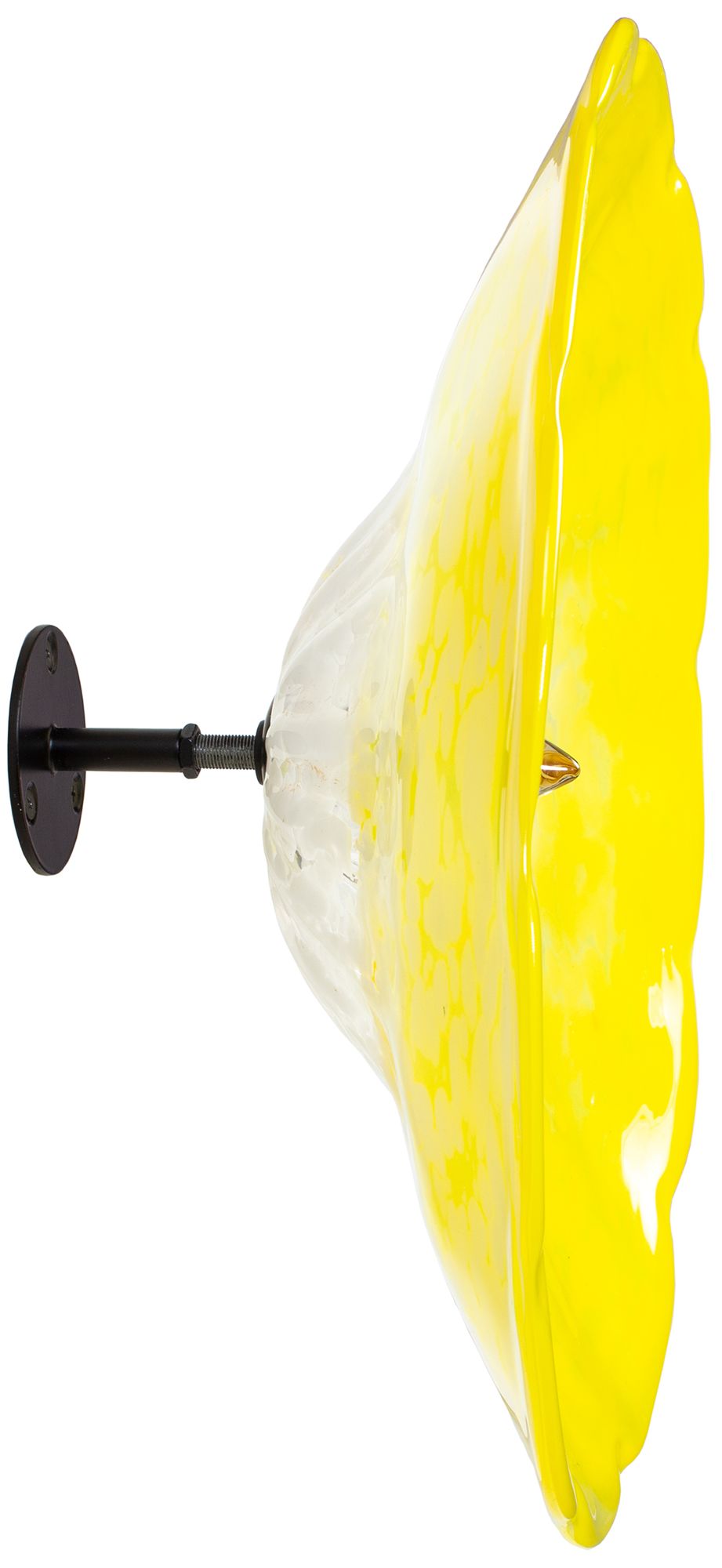 Image 7 Dale Tiffany 14" Fiore Yellow Hand Blown more views