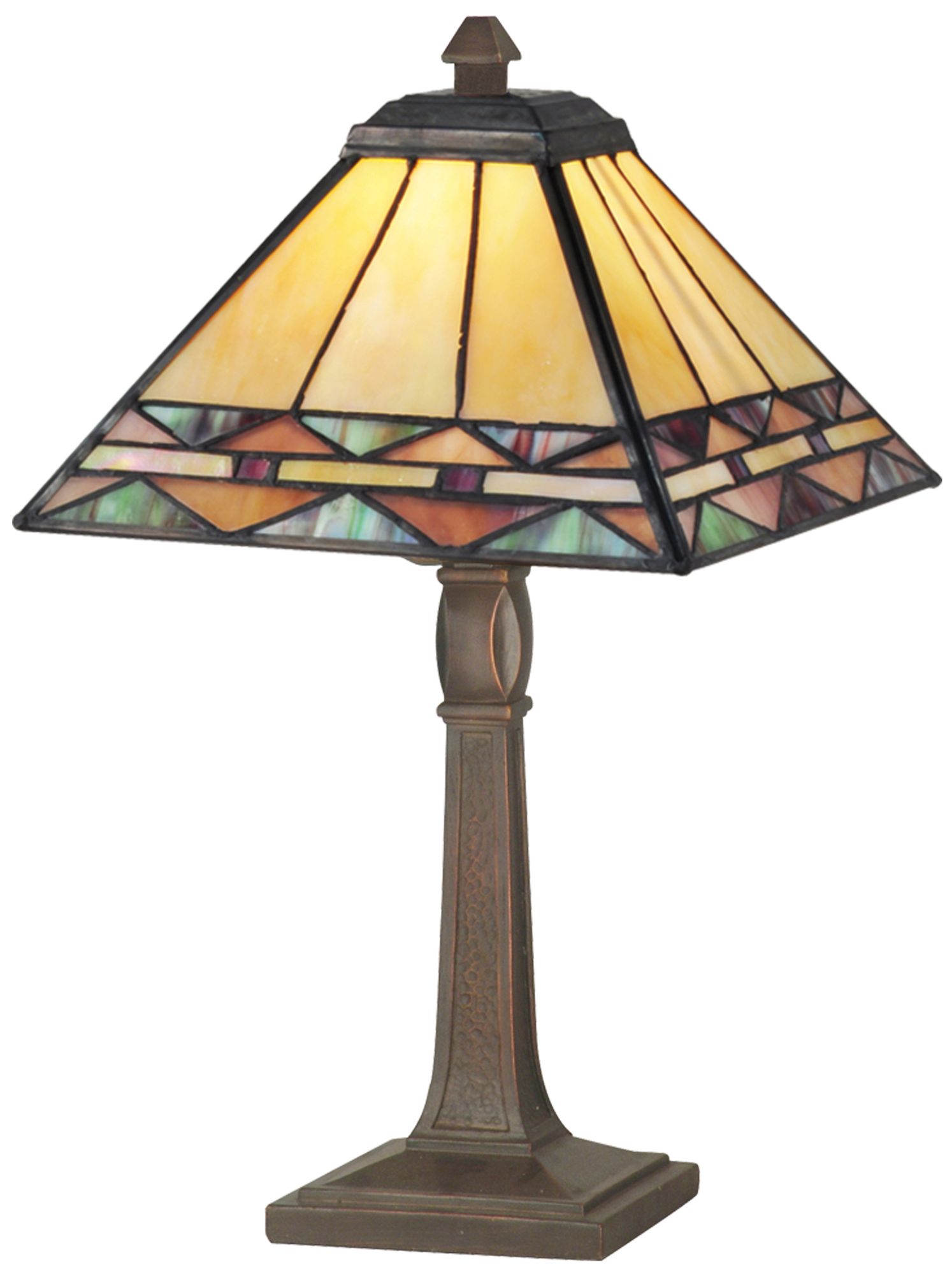 Image 2 Dale Tiffany 14" Tall Slayter Tiffany Accent Lamp