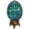 Dale Tiffany 15.5" Tall Elenora Jewel Tiffany Decorative Egg
