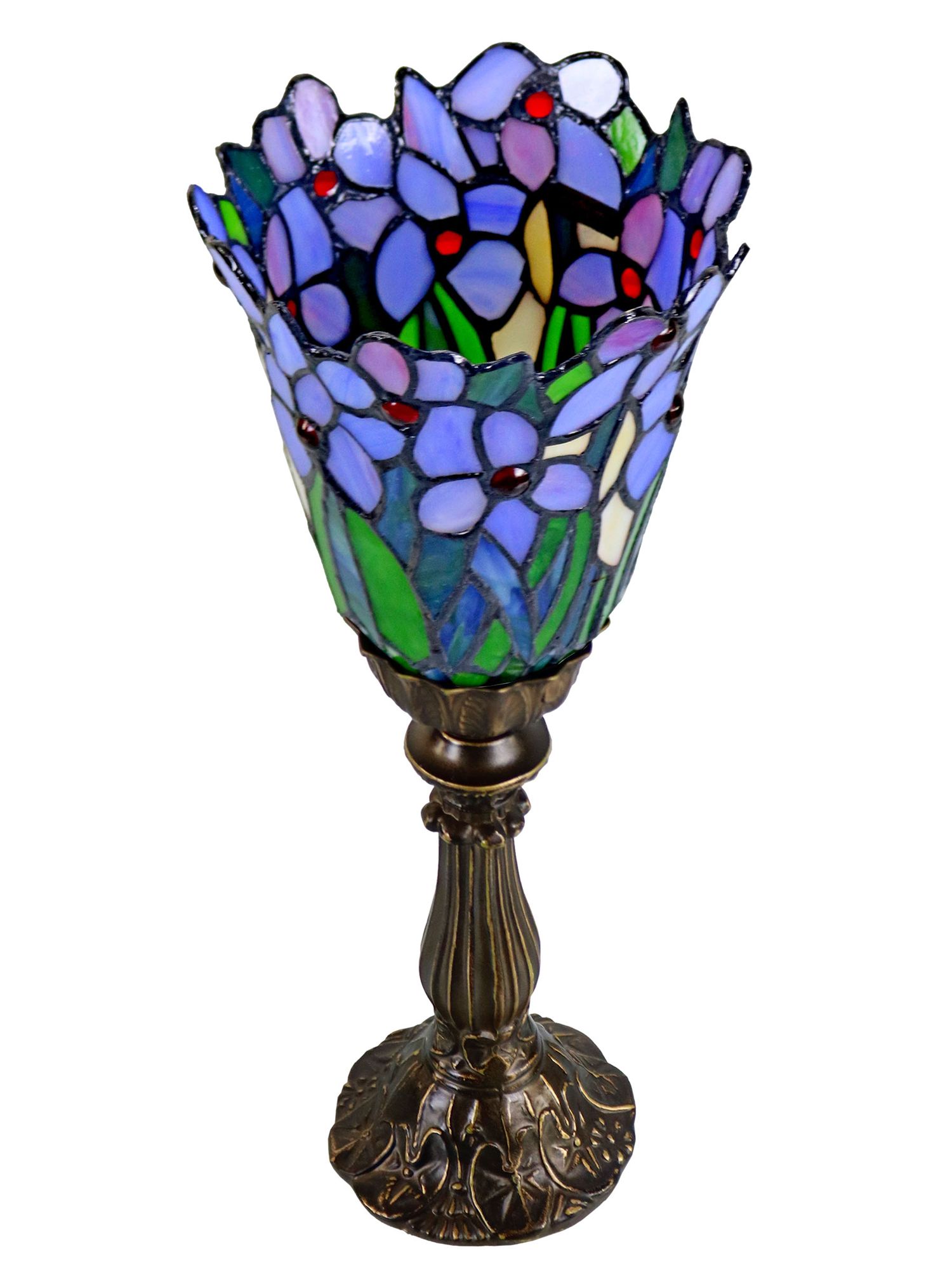 Image 6 Dale Tiffany 15.5" Tall Meadowbrook Uplight Tiffany Accent Lamp more views
