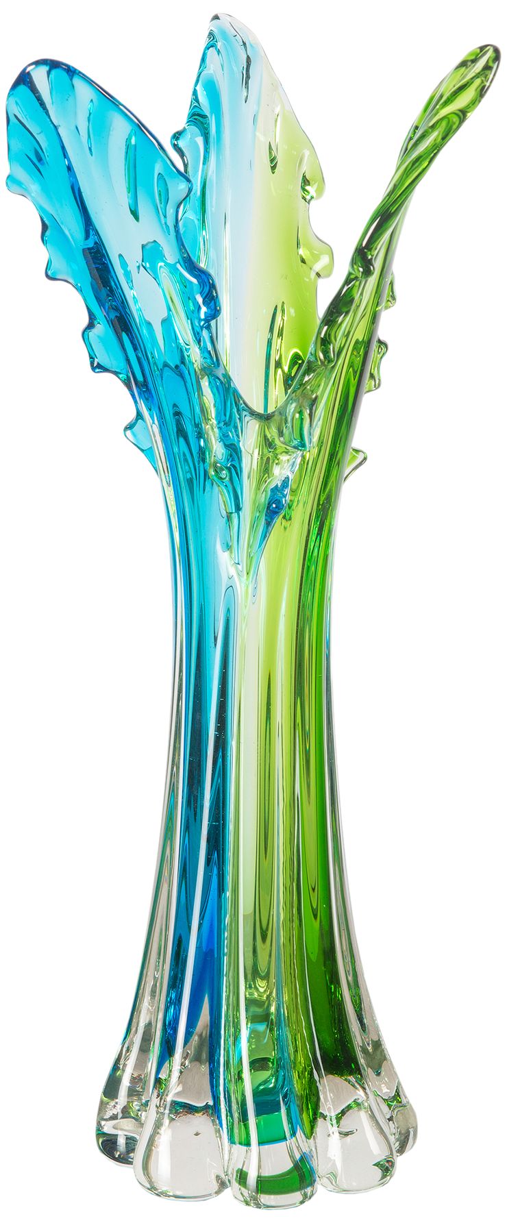 Image 2 Dale Tiffany 15.75" Tall Ballona Handcrafted Art Glass Sculpture