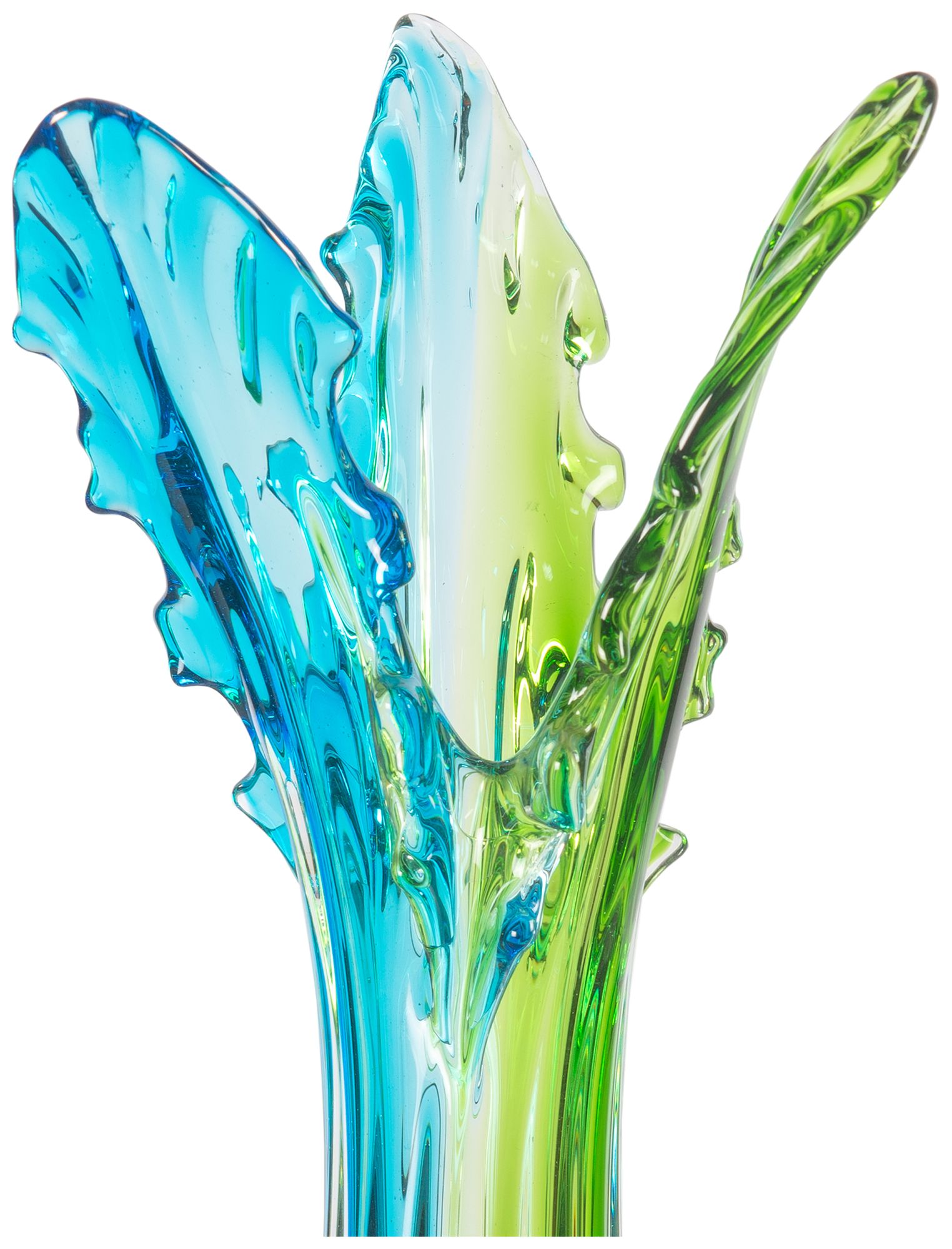 Image 4 Dale Tiffany 15.75" Tall Ballona Handcrafted Art Glass Sculpture more views