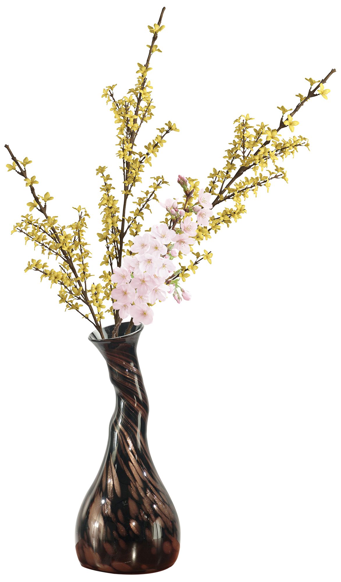 Image 5 Dale Tiffany 15.75" Tall Twisted Gourd Hand Blown Art Glass Vase more views