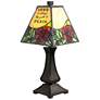 Dale Tiffany 15" Tall Inspirational Rose Tiffany Accent Lamp