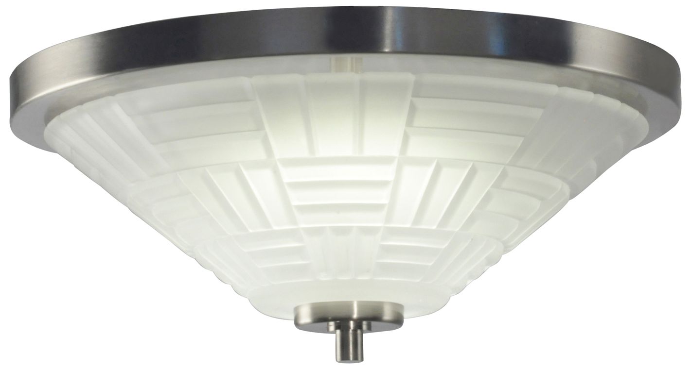 Image 2 Dale Tiffany 15" Wide Houston Crystal Flush Mount