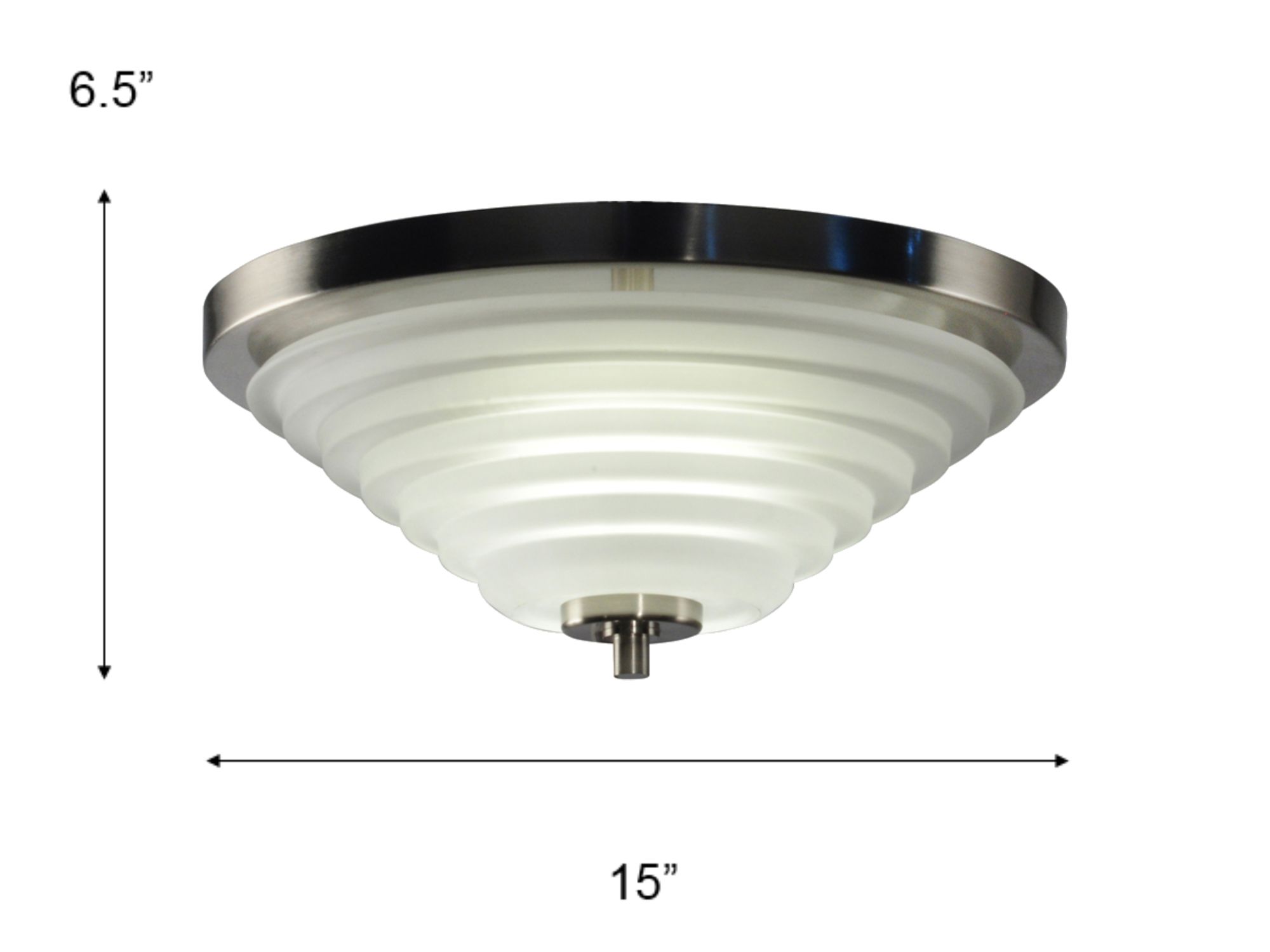 Image 3 Dale Tiffany 15" Wide Soloman Integrated LED Crystal Flush Mount more views