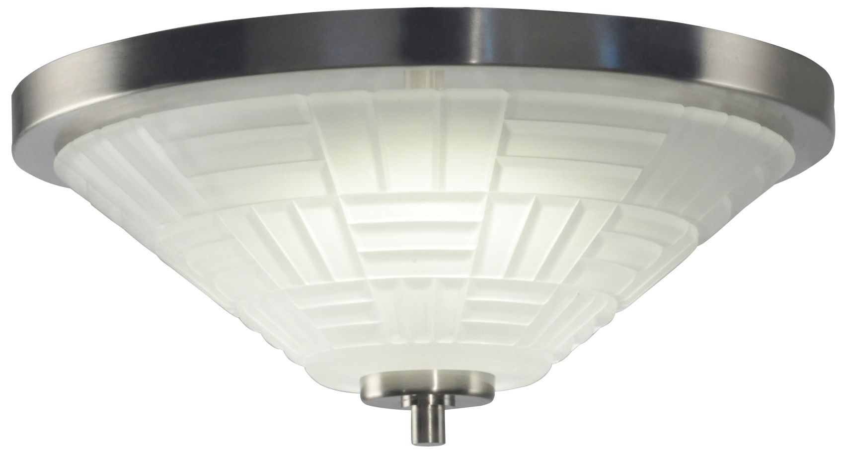 Image 2 Dale Tiffany 15" Wide Houston Crystal Flush Mount