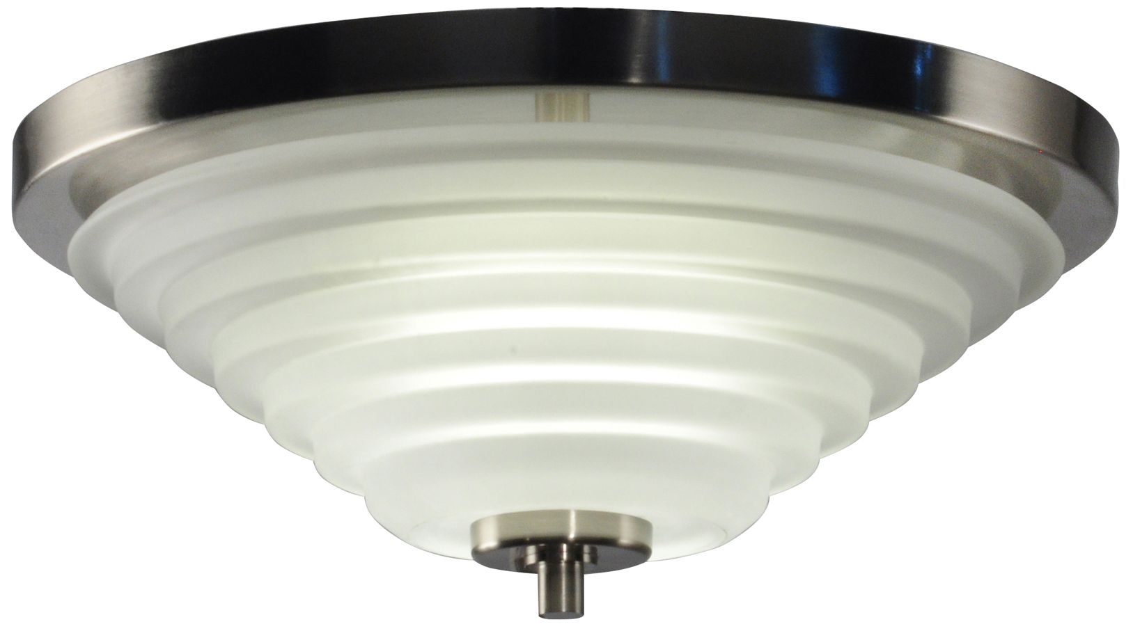 Image 2 Dale Tiffany 15" Wide Soloman Integrated LED Crystal Flush Mount