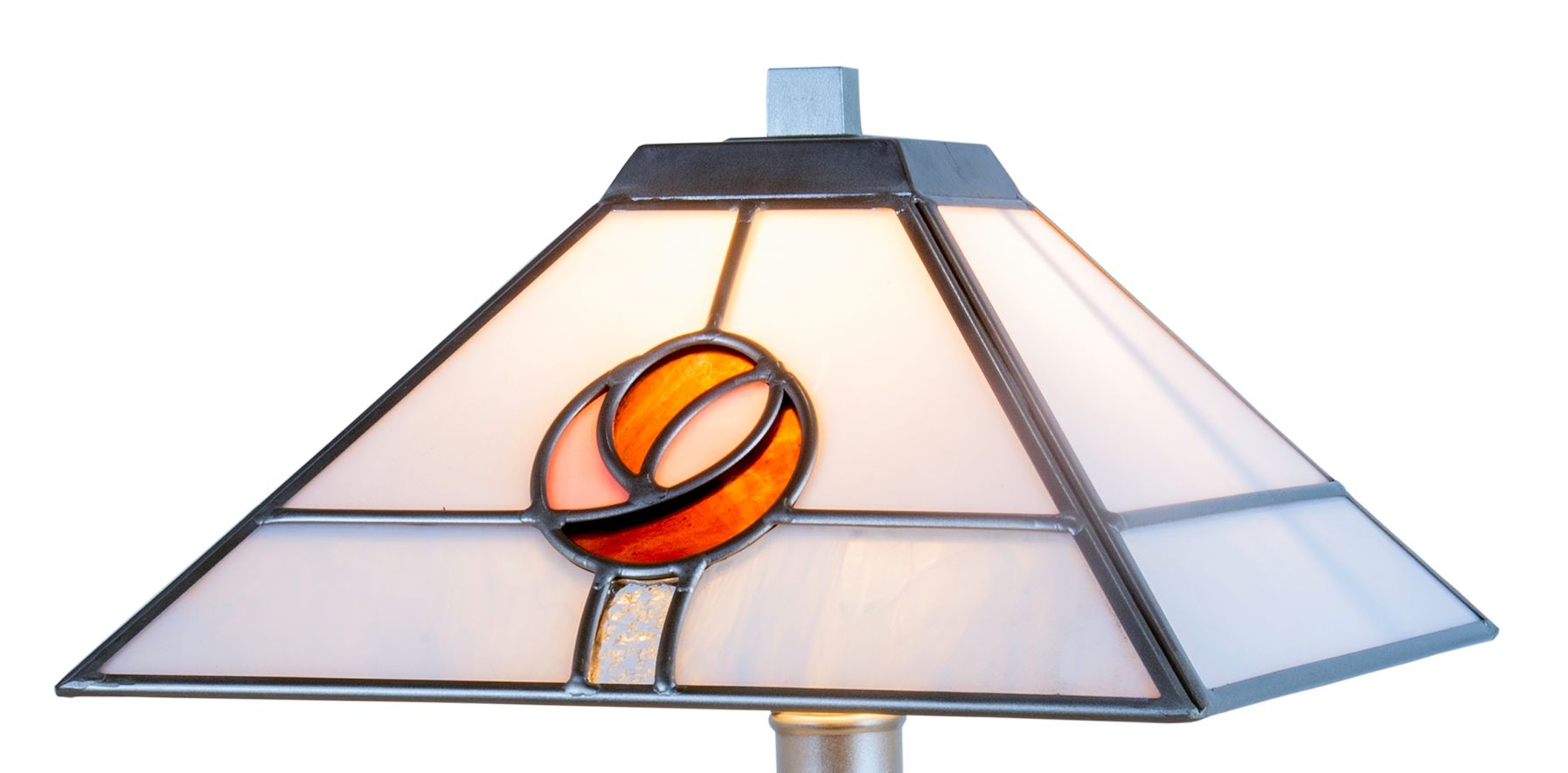 Image 3 Dale Tiffany 16.75" Tall Mack Rose Tiffany Table Lamp more views