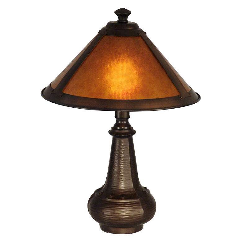 Image 2 Dale Tiffany 16" High Hunter Mica Mini Accent Lamp