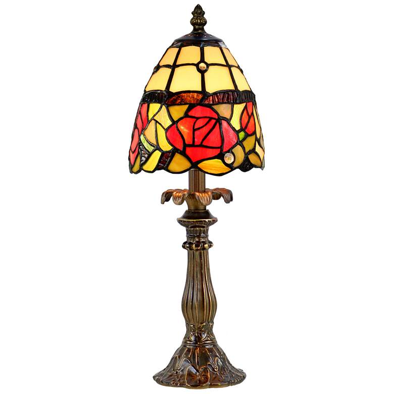Image 1 Dale Tiffany 16 inch Tall Enid Tiffany Table Lamp