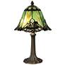 Dale Tiffany 16" Tall Green Haiawa Tiffany Accent Table Lamp