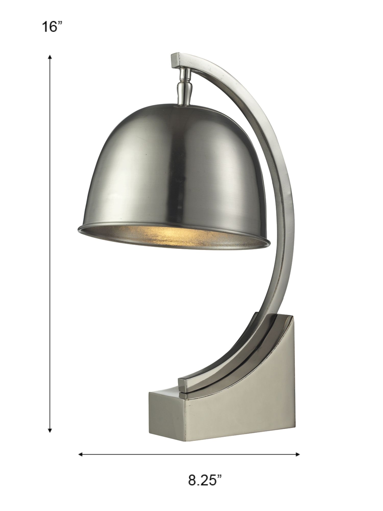 Image 3 Dale Tiffany 16" Tall Mulisa Dome Metal Desk Lamp more views