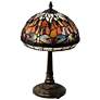 Dale Tiffany 16" Tall Tavis Dragonfly Tiffany Table Lamp