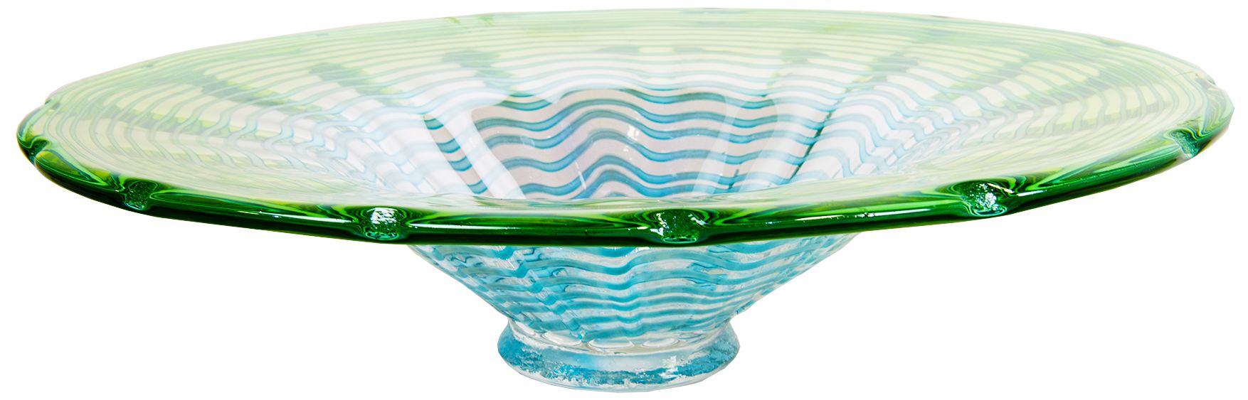 Image 4 Dale Tiffany 16" Waterfront Hand Blown Art Glass Wall Decor more views