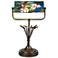 Dale Tiffany 17" Tall Dragonfly Bankers Tiffany Accent Lamp