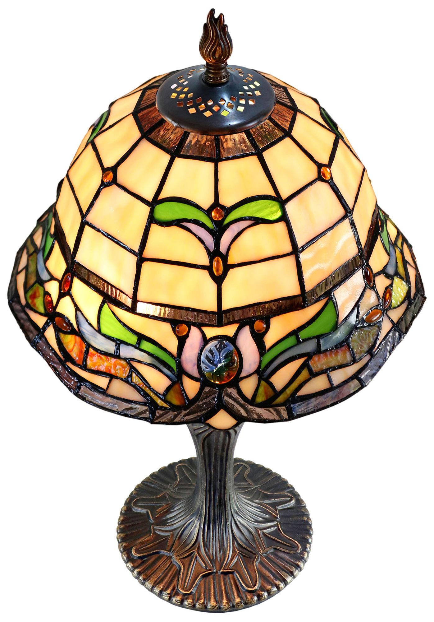 Image 5 Dale Tiffany 18.5" Tall Jassmyne Tiffany Table Lamp more views