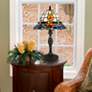 Thumbnail3 of Dale Tiffany 19.5" Sarrona Garden Tiffany Table Lamp more views