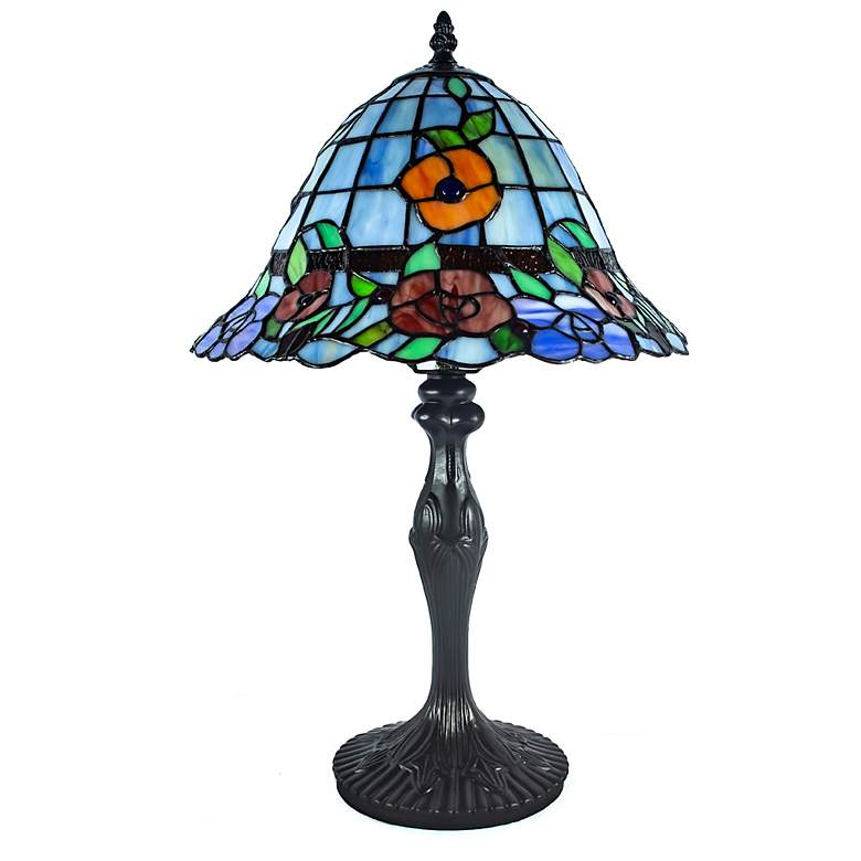 Image 7 Dale Tiffany 19.5" Sarrona Garden Tiffany Table Lamp more views